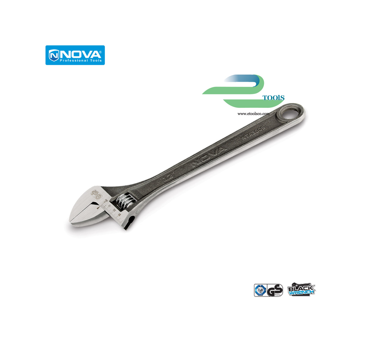 آچار فرانسه نووا مدل NTA 3008